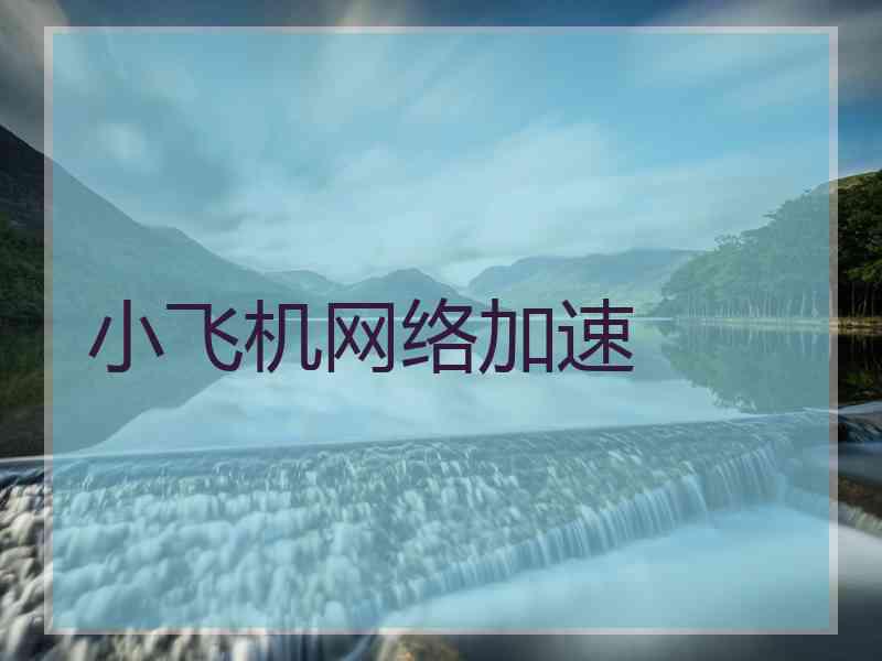 小飞机网络加速