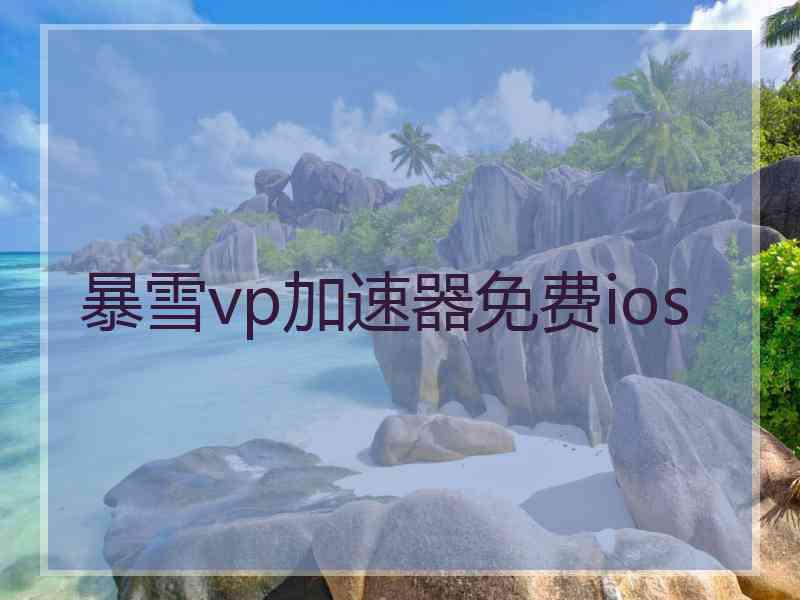 暴雪vp加速器免费ios