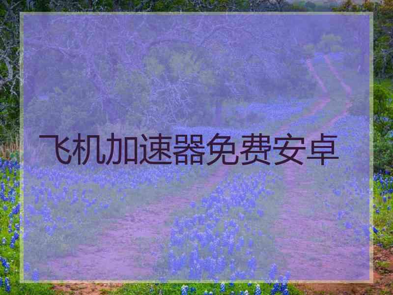 飞机加速器免费安卓