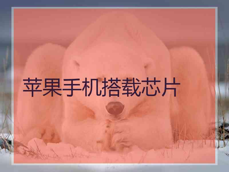 苹果手机搭载芯片