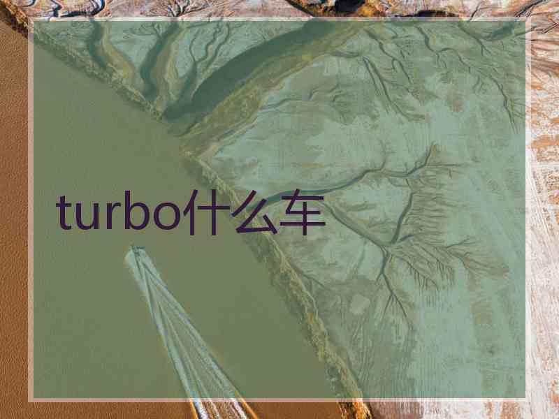 turbo什么车