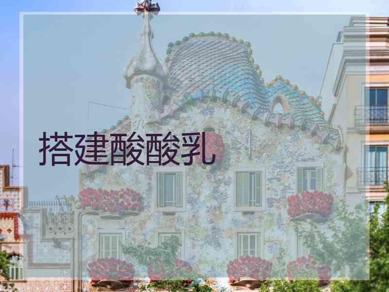 搭建酸酸乳