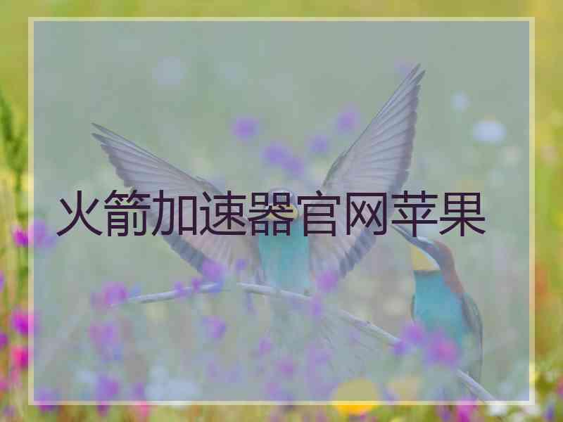 火箭加速器官网苹果