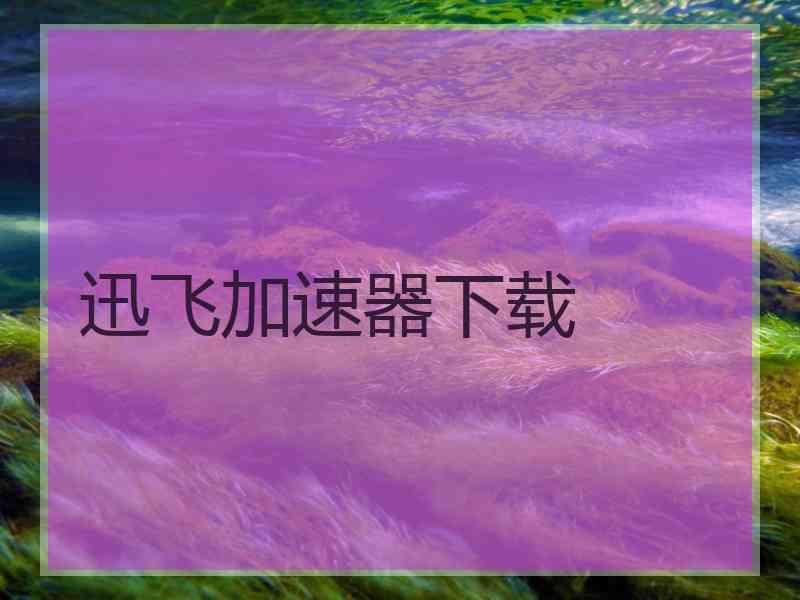 迅飞加速器下载