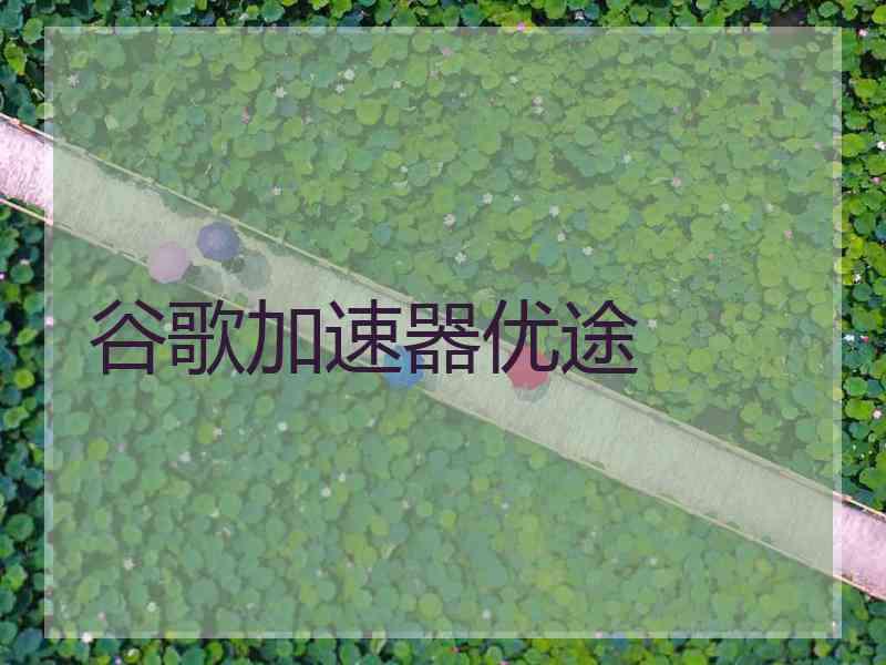 谷歌加速器优途