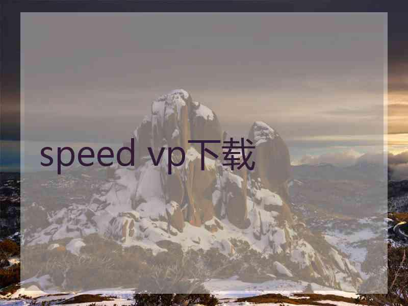 speed vp下载