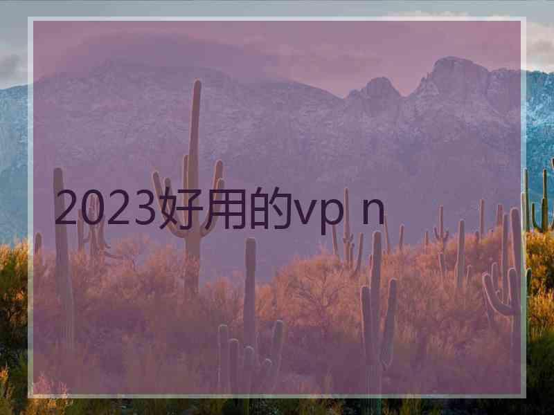 2023好用的vp n
