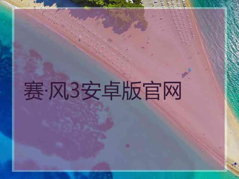 赛·风3安卓版官网