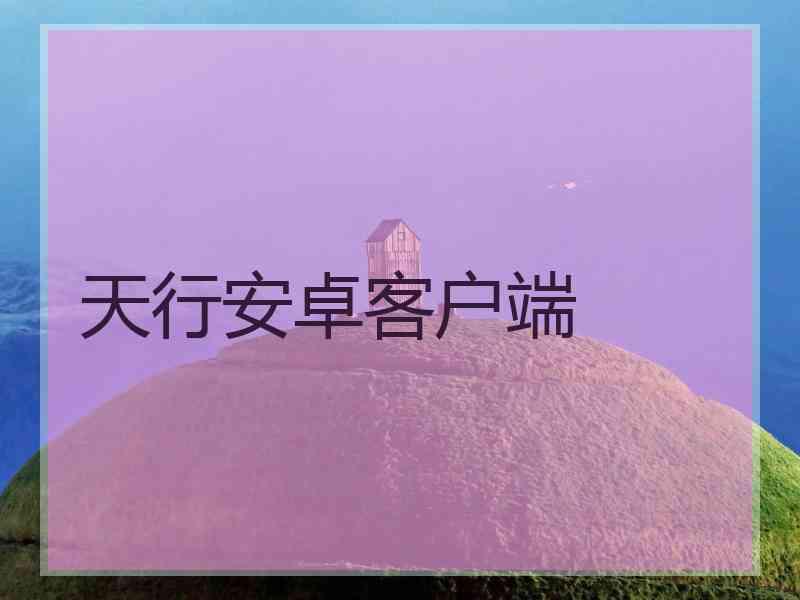 天行安卓客户端