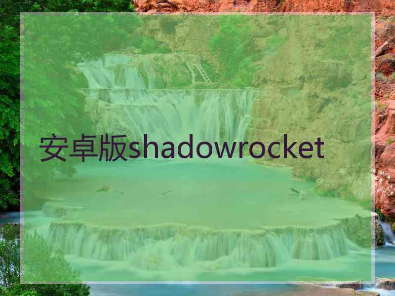 安卓版shadowrocket