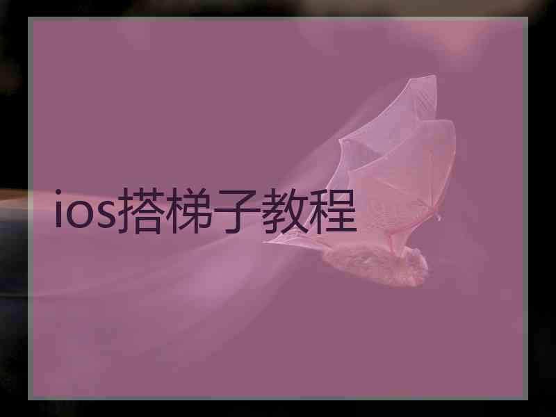 ios搭梯子教程